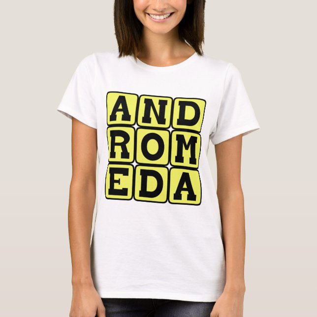 T-shirts Andrômeda, Galáxia (Frente)