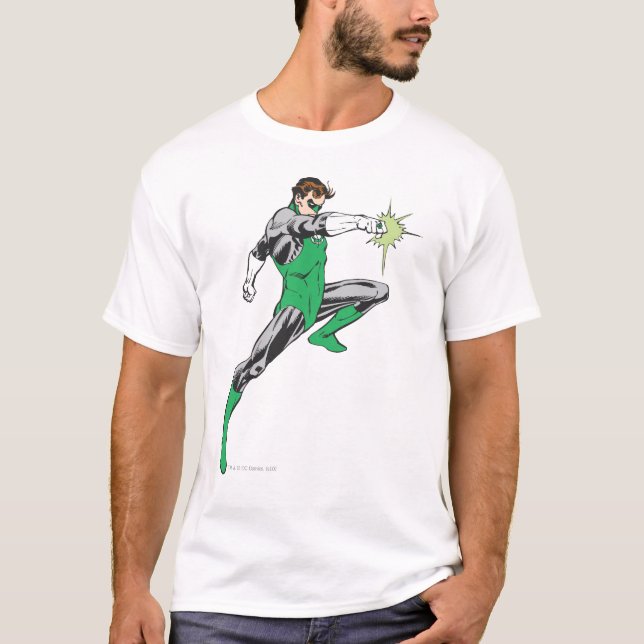T-shirts Anel de Ponta Verde Lanterna (Frente)