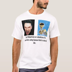 T-shirts anfitrião do cálice, vampiro, de Vampiris…
