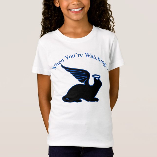 T-shirts Angel Cat Na Frente (Frente)