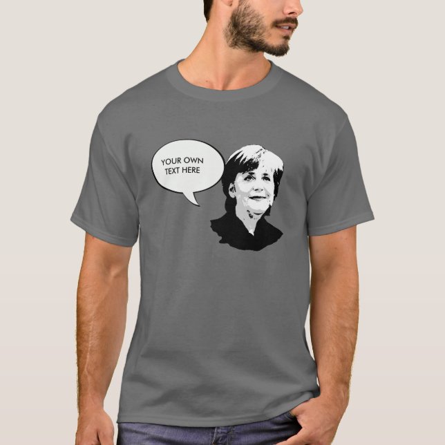 T-shirts Angela Merkel (Frente)