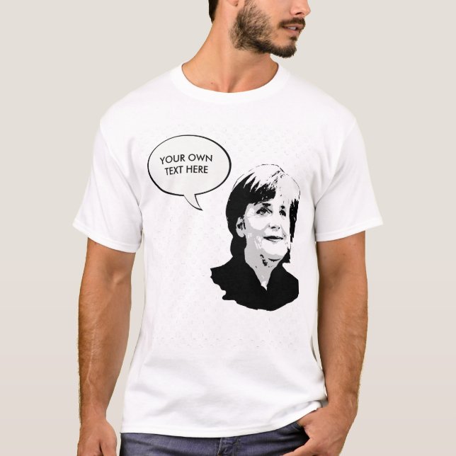 T-shirts Angela Merkel (Frente)