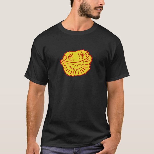 T-shirts Angry Bearded Dragon (Frente)