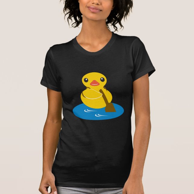 T-shirts Animais de ABC - pato da pá (Frente)