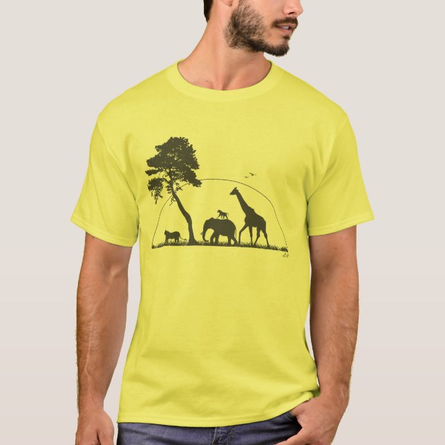 T-shirts Animais de África (Frente)