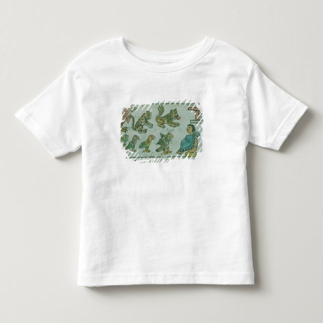 T-shirts Animais do imperador asteca (Frente)