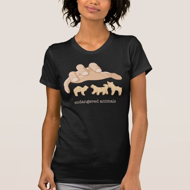 T-shirts Animais pstos em perigo (Frente)