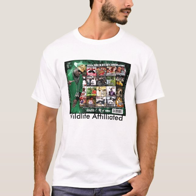 T-shirts Animais selvagens Affilliated (Frente)