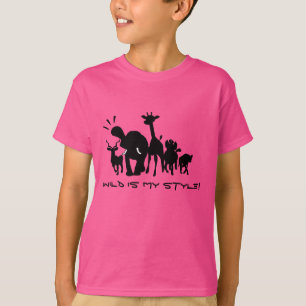 T-shirts Animais selvagens Safari