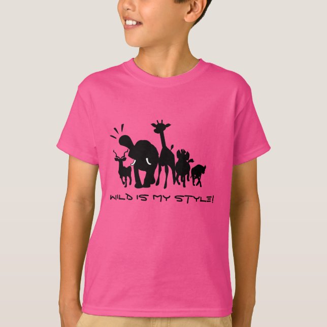 T-shirts Animais Selvagens Safari (Frente)