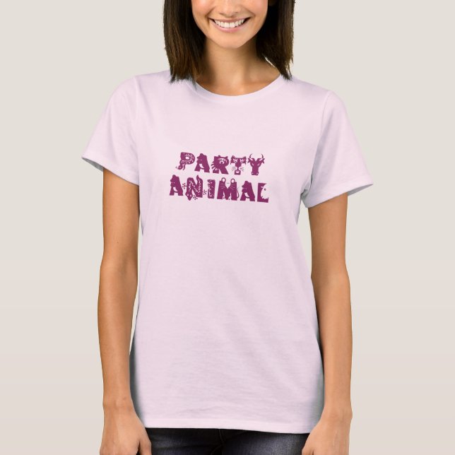 T-shirts Animal de festa (Frente)