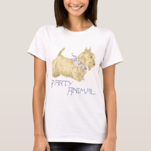 T-shirts Animal de Festa Scottish Terrier
