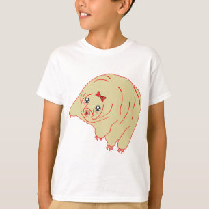 T-shirts Anime bonito do urso da água Tardigrade