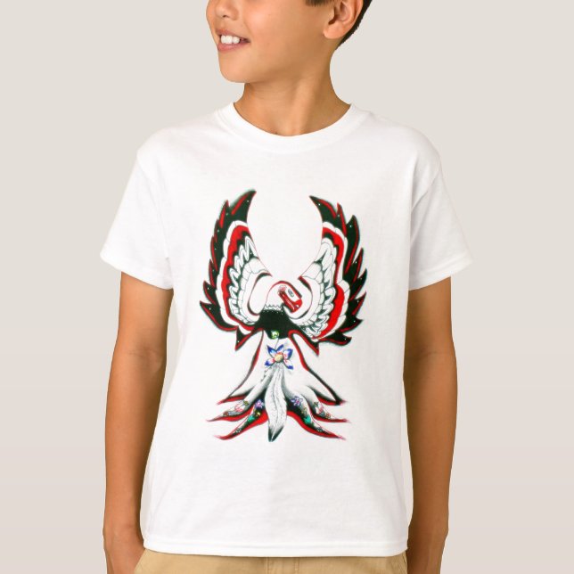 T-shirts Anishinaabe Thunderbird Boys (Frente)
