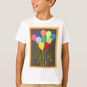 T-shirts Aniversário Amarelo ouro