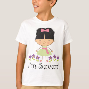 T-shirts Aniversário das meninas 7o