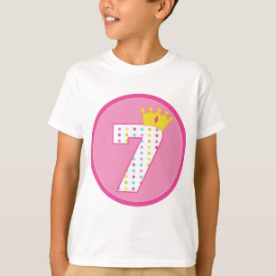 T-shirts Aniversário das meninas 7o