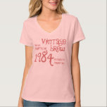 T-shirts aniversário de 30 anos Gift 1984 Vintage Brew V04<br><div class="desc">Procurando um presente de aniversário de 30 anos único?  Aqui está uma camisa de aniversário divertida!  Vintage Brew foi criada em 1984 e envelheceu até à perfeição.</div>