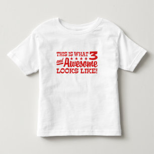 T-shirts Aniversário de 3 anos