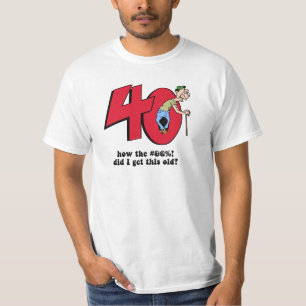 T-shirts Aniversário de 40 anos