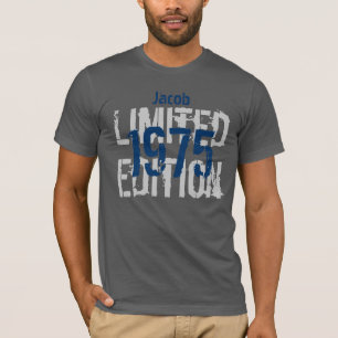 T-shirts aniversário de 40 anos 1975 Limited Edition V6A P
