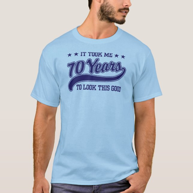 T-shirts Aniversário de 70 anos (Frente)