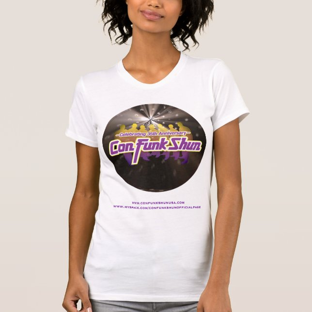 T-shirts Aniversário de ConFunkShun (Frente)