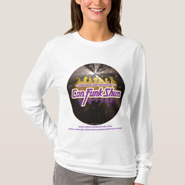 T-shirts Aniversário de ConFunkShun (Frente)