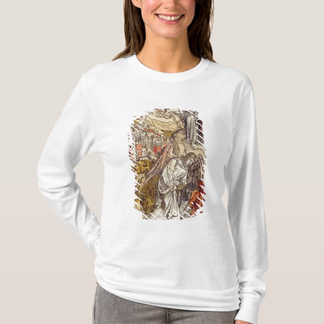 T-shirts Anjo com a chave do abismo, 1498 (Frente)