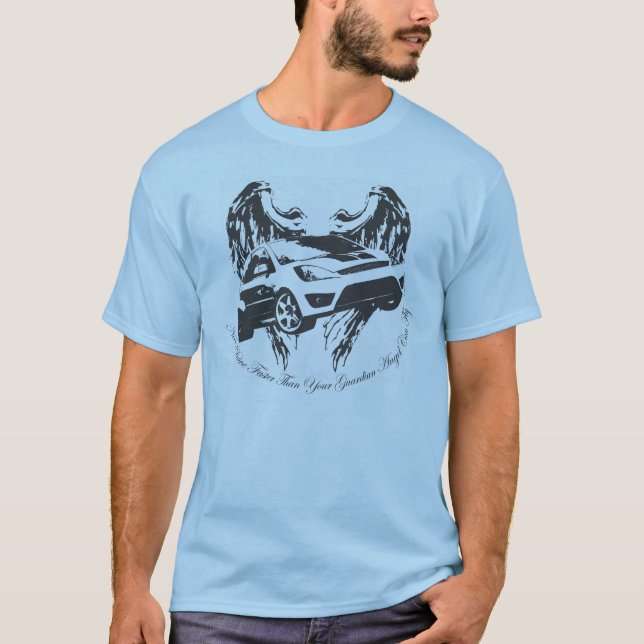 T-shirts Anjo-da-guarda do carro (Frente)