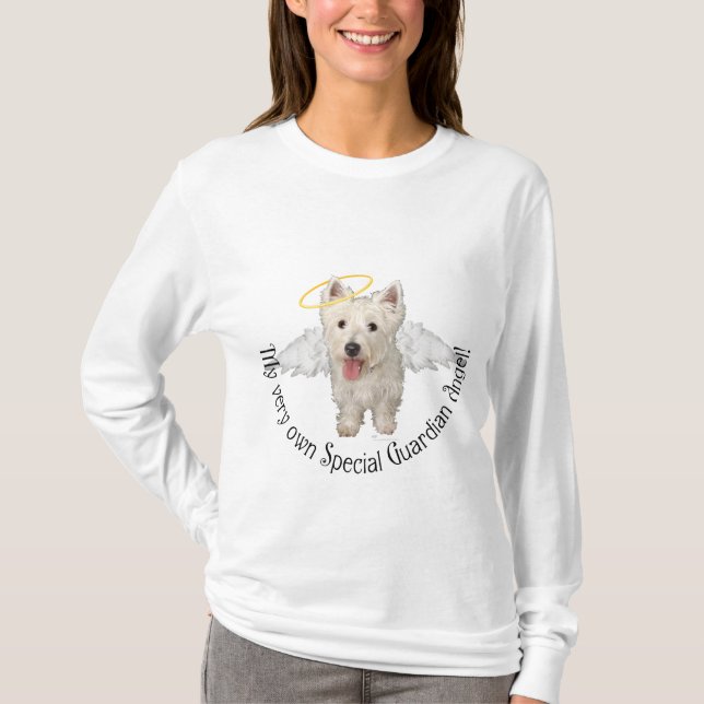 T-shirts Anjo da Guarda Westie (Frente)