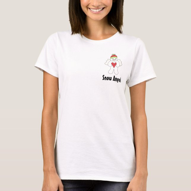 T-shirts Anjo da Neve (Frente)