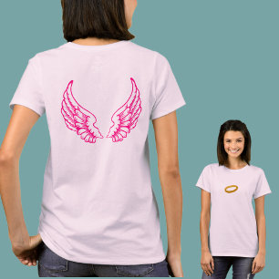 T-shirts Anjo das Asas (Rosa)