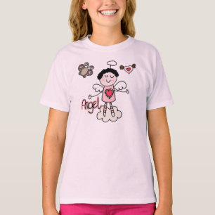 T-shirts Anjo dos desenhos animados