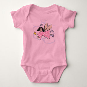 T-shirts Anjo em Polkadots Rosa