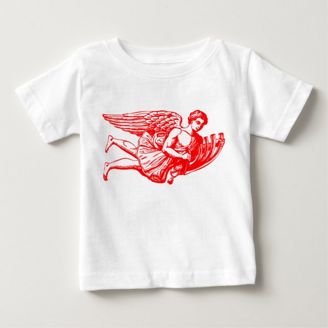 T-shirts Anjo Musical Voador (Frente)