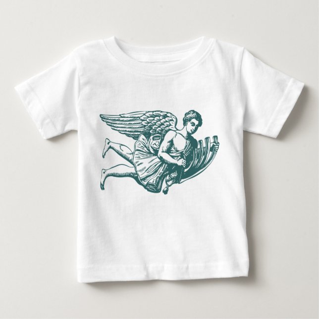 T-shirts Anjo Musical Voador (Frente)