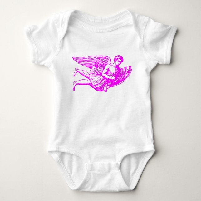 T-shirts Anjo Musical Voador (Frente)