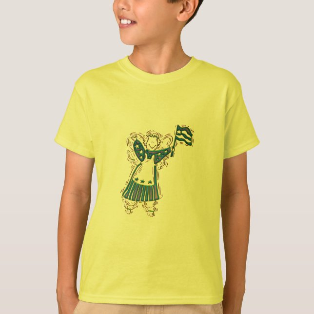 T-shirts Anjo Patriótico (Frente)