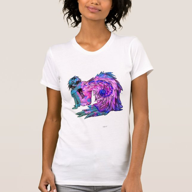 T-shirts Anjo psicadélico (Frente)