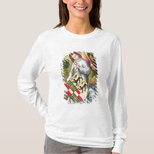 T-shirts Anjo que guardara um protetor com dois leopardos