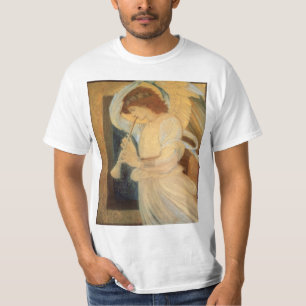 T-shirts Anjo tocando Flageolet por Burne Jones