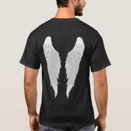 T-shirts Anjos Anjos Pretos Brancos