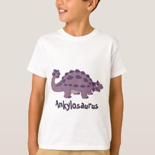 T-shirts Ankylosaurus dos desenhos animados