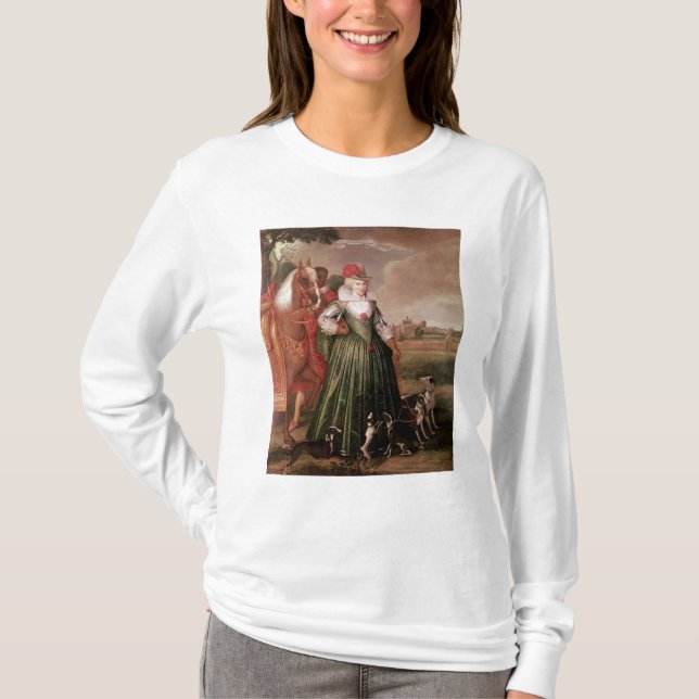 T-shirts Anne de Dinamarca, 1617 (Frente)