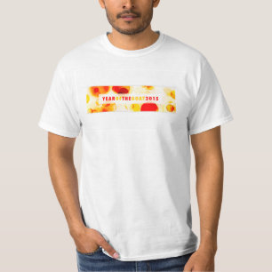 T-shirts ano da cabra 2015 (bokeh)