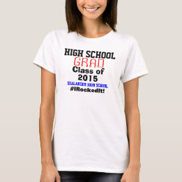 T-shirts Ano de Conclusão do Ensino Médio Nome da Escola