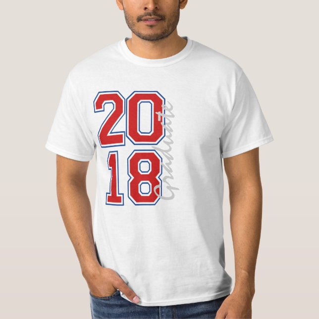 T-shirts Ano de graduação de 2018 (Frente)