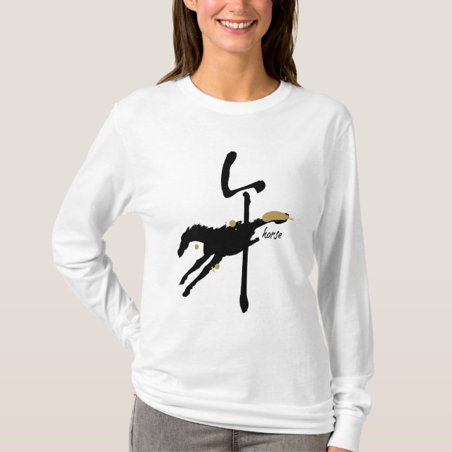 T-shirts Ano do cavalo - zodíaco chinês (Frente)