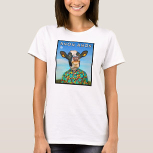 T-shirts AnOn AmOs - Vaca do desenhista - cor completa